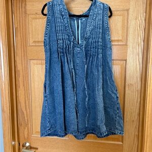 Denim Sleeveless Romper